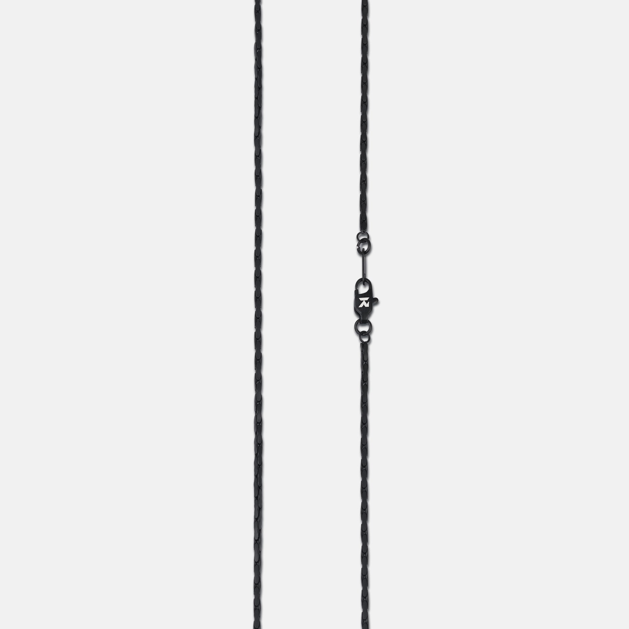 K12 - BLACK WIRE CHAIN - 1.4MM