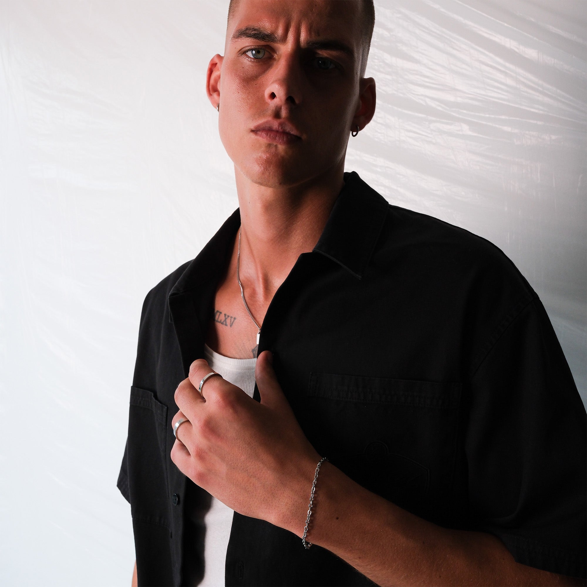 K12 - SILVER CABLE BRACELET - 3MM