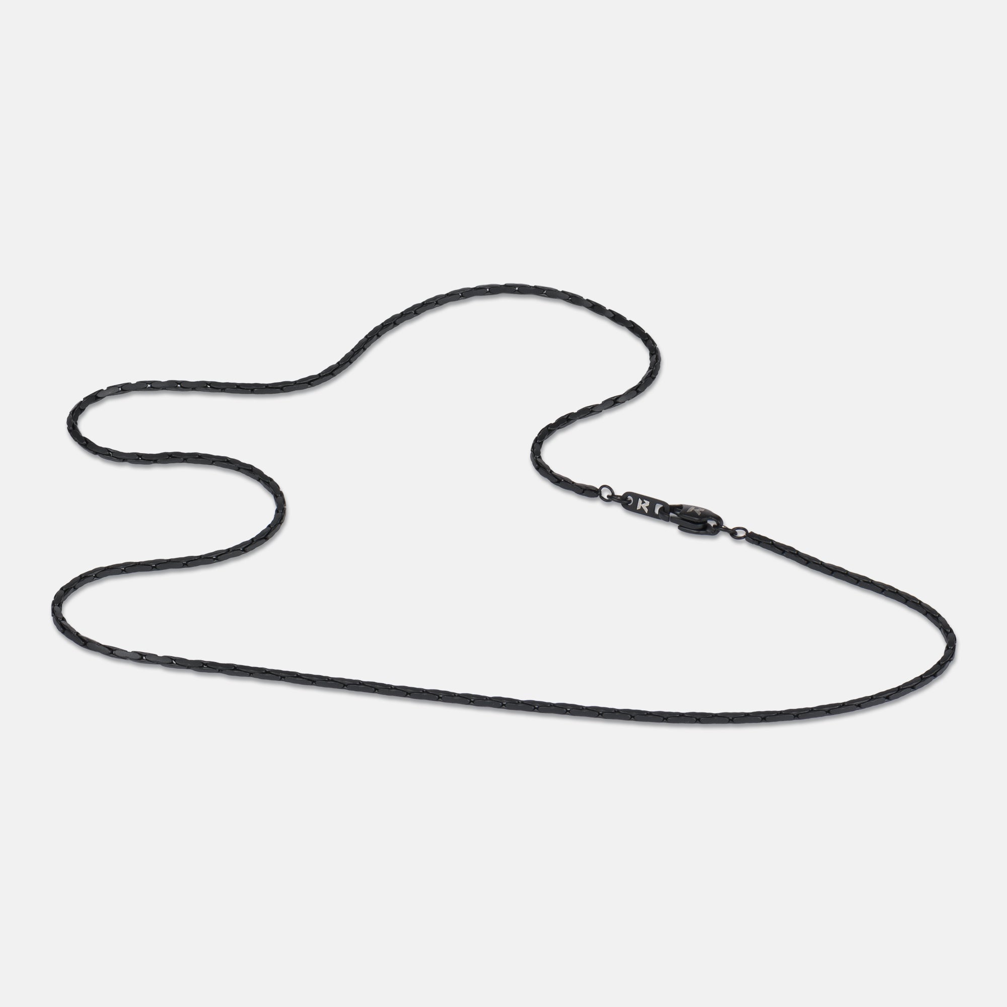 K12 - BLACK WIRE CHAIN - 1.4MM