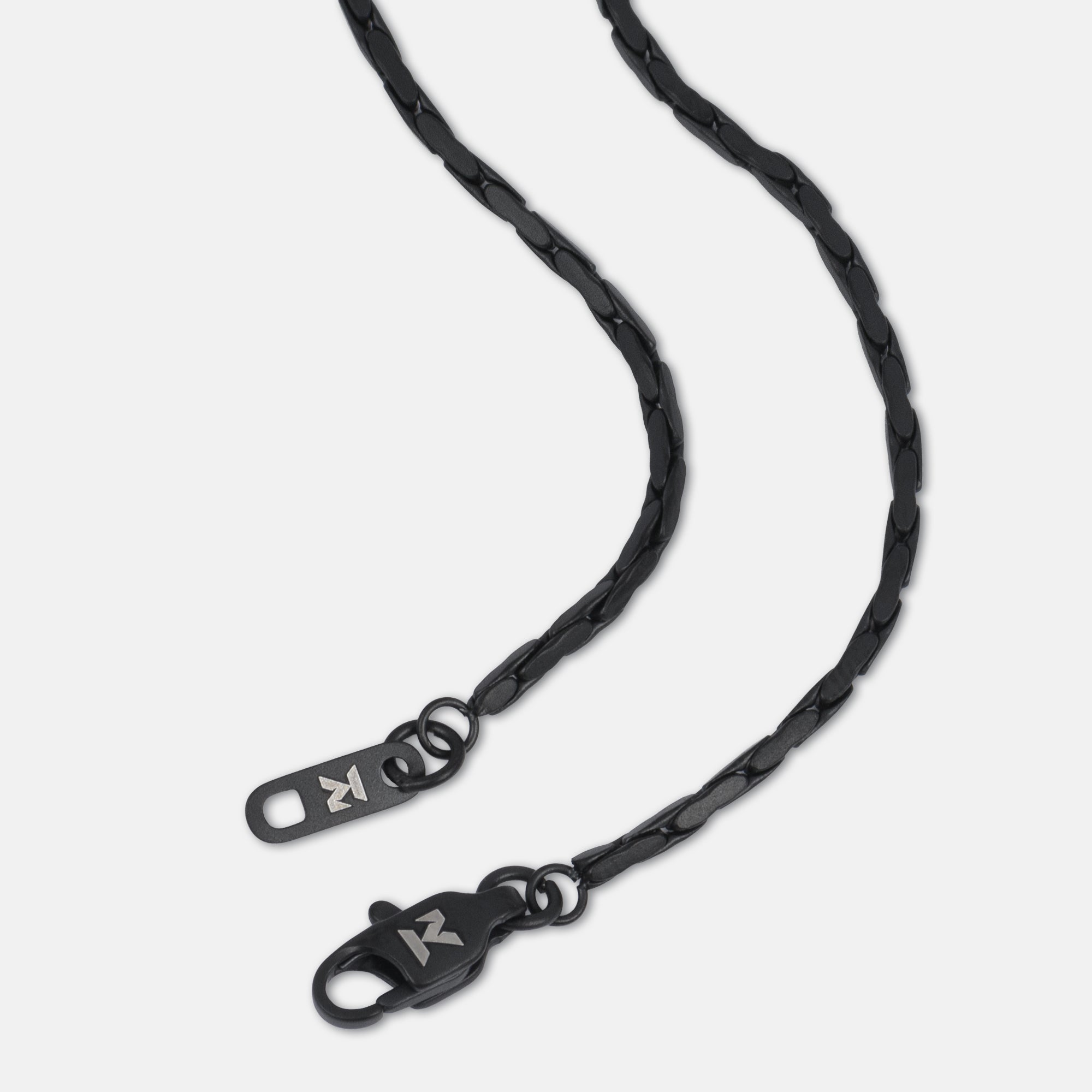 K12 - BLACK WIRE CHAIN - 1.4MM