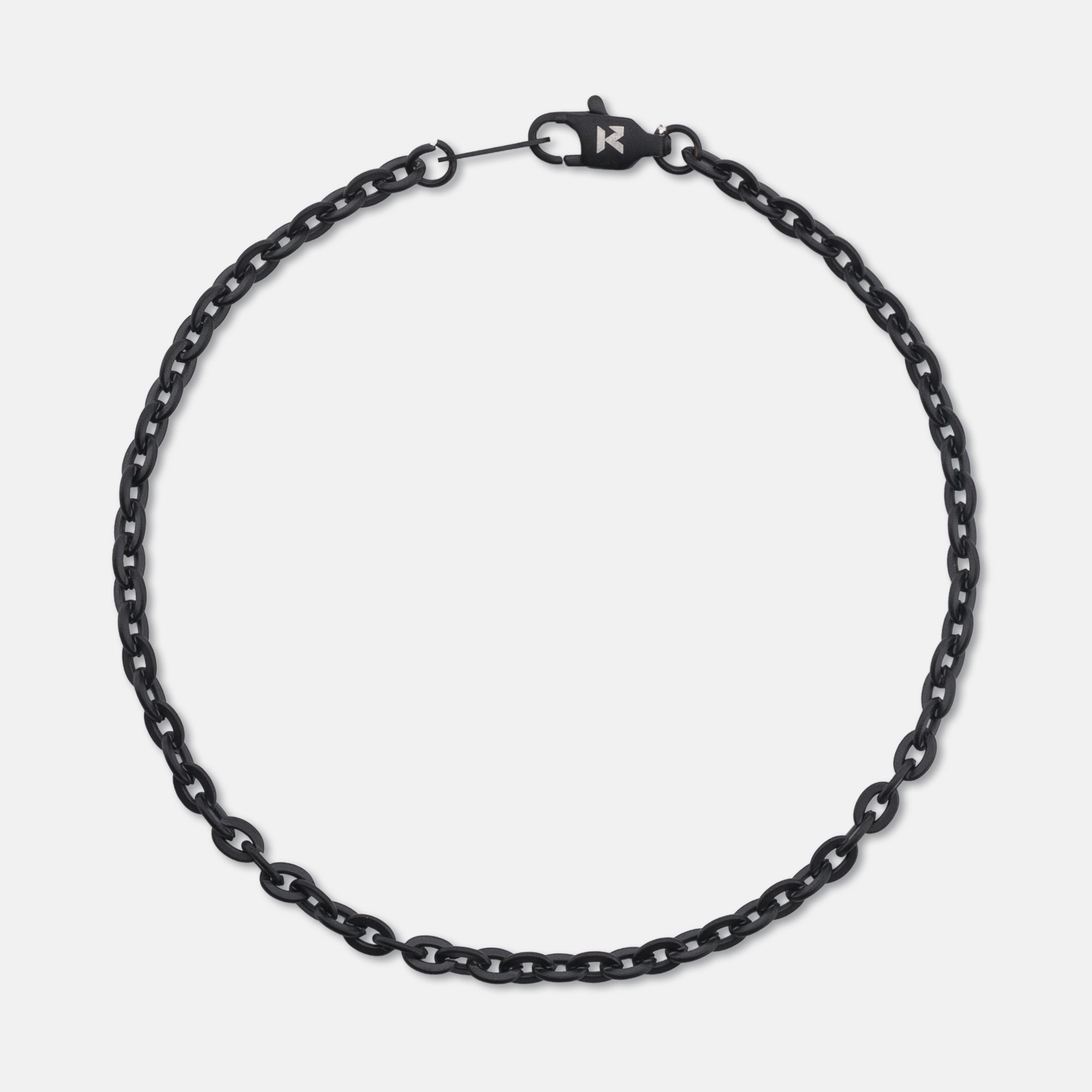 K12 - BLACK CABLE BRACELET - 3MM