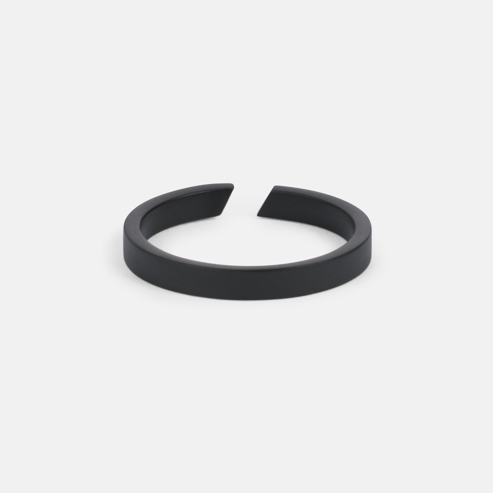K12 - BLACK ADJUSTABLE RING - 3MM