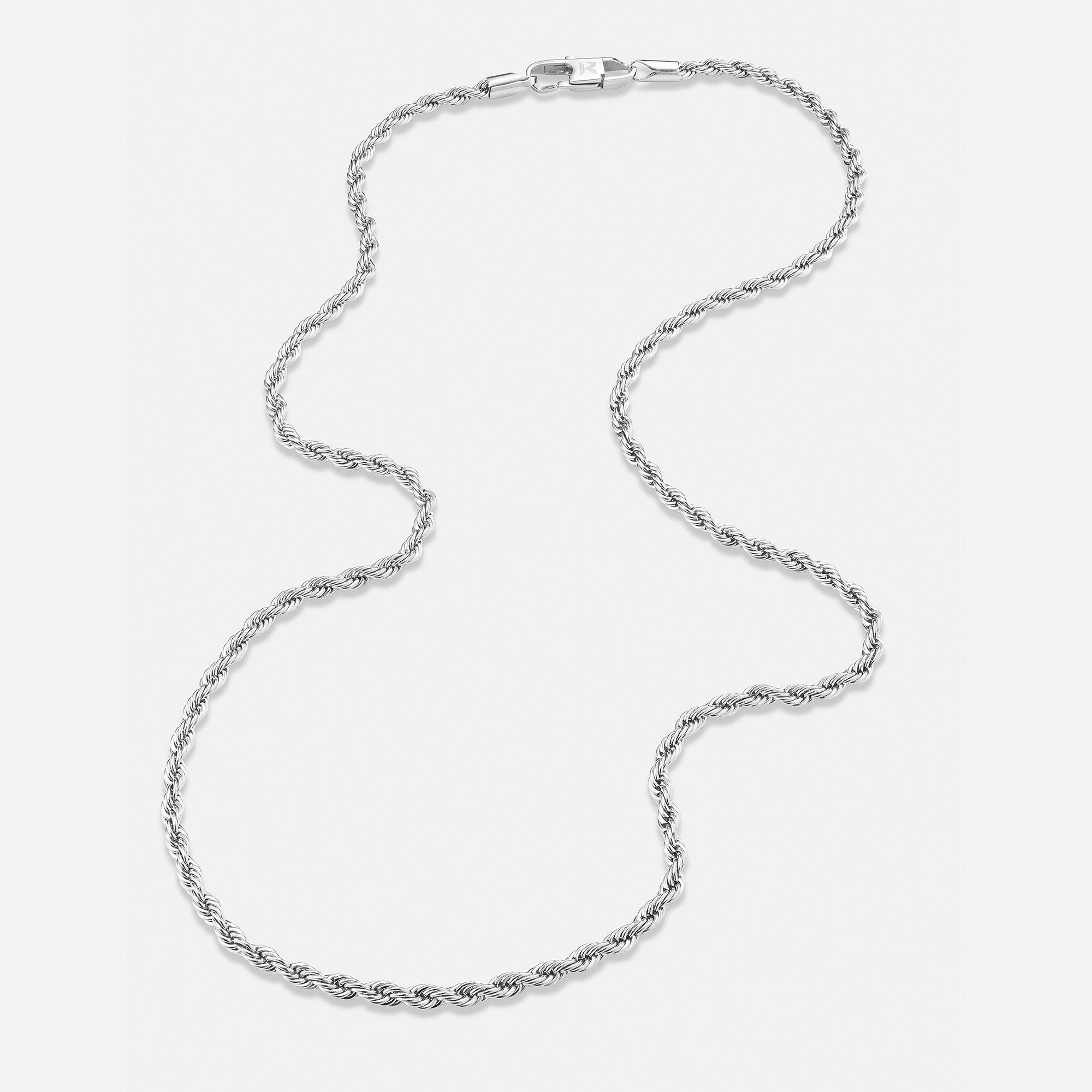 K12 - SILVER ROPE CHAIN - 3MM