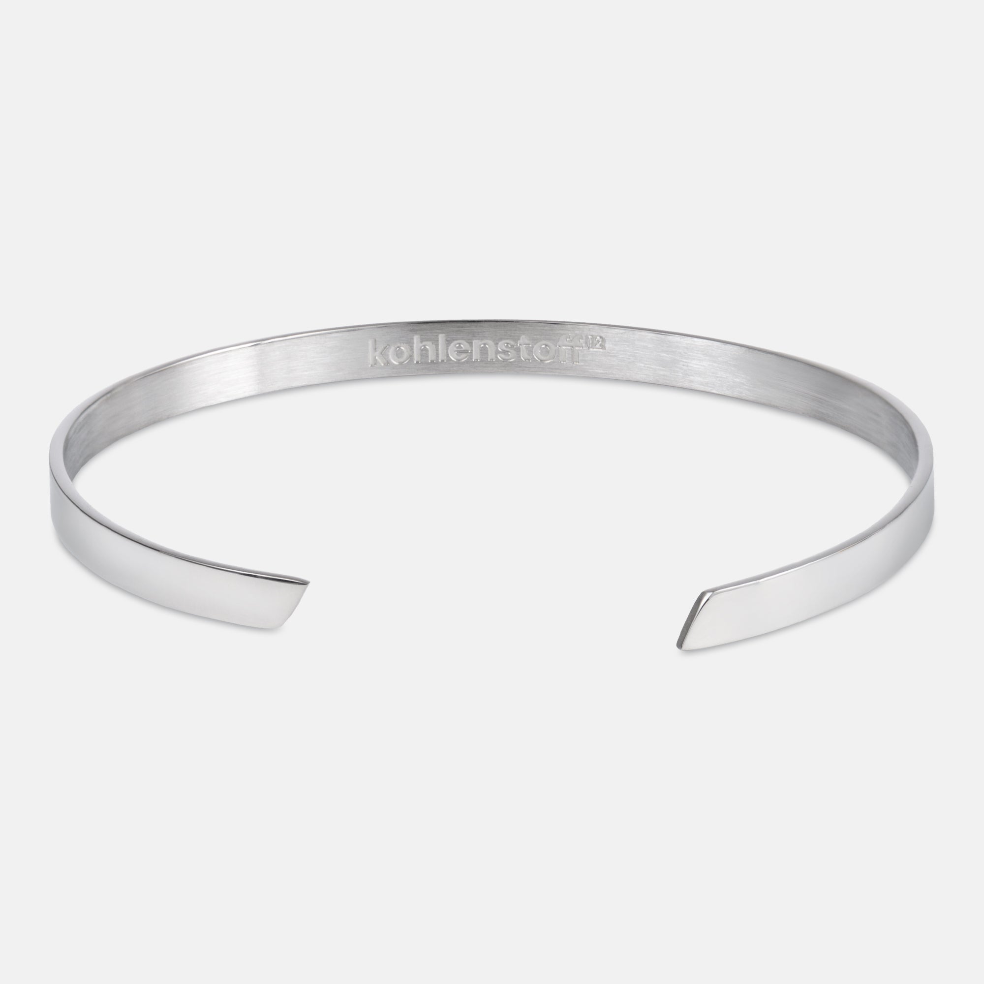K12 - SILVER ADJUSTABLE CUFF - 5MM