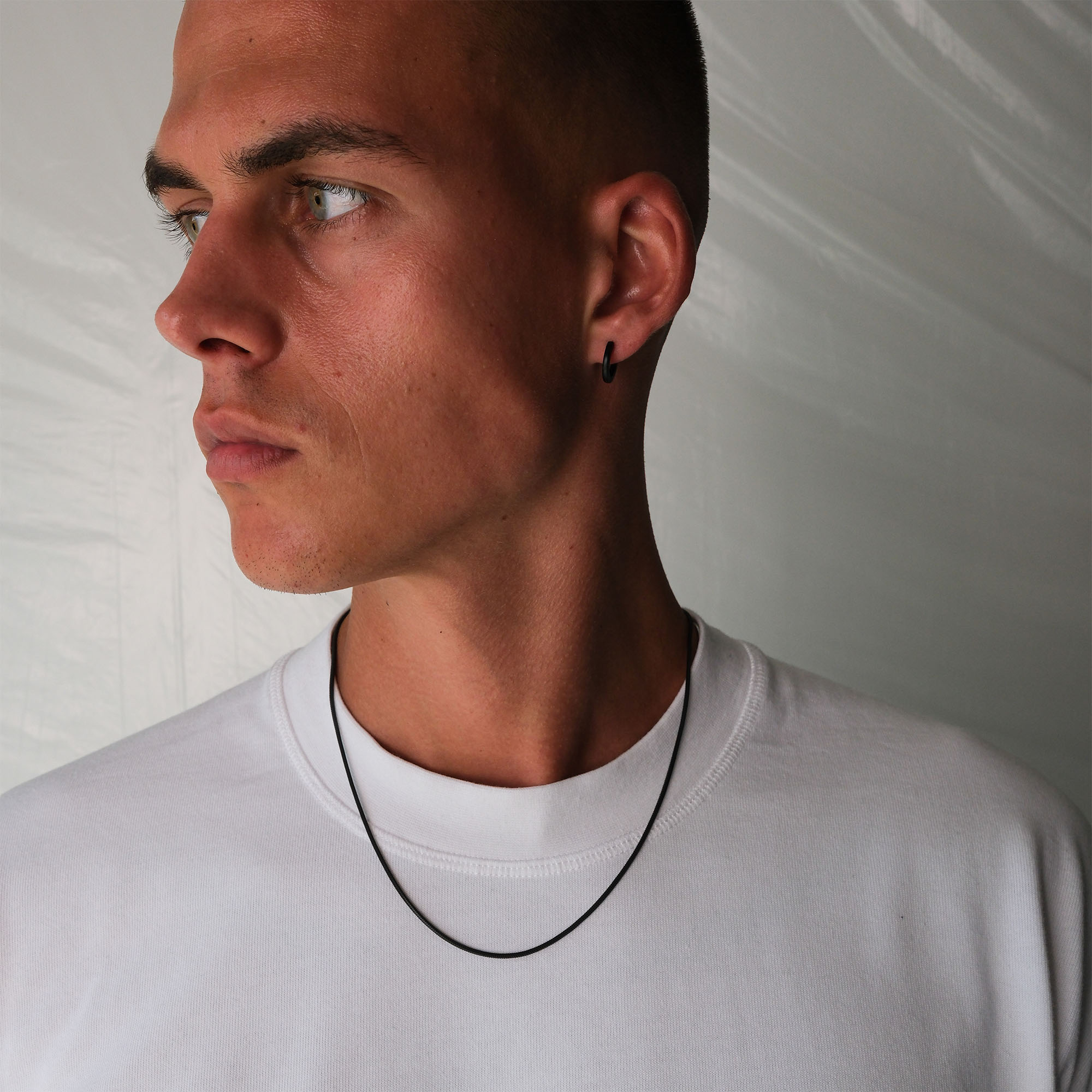 K12 - BLACK SQUARE CHAIN - 1,4MM